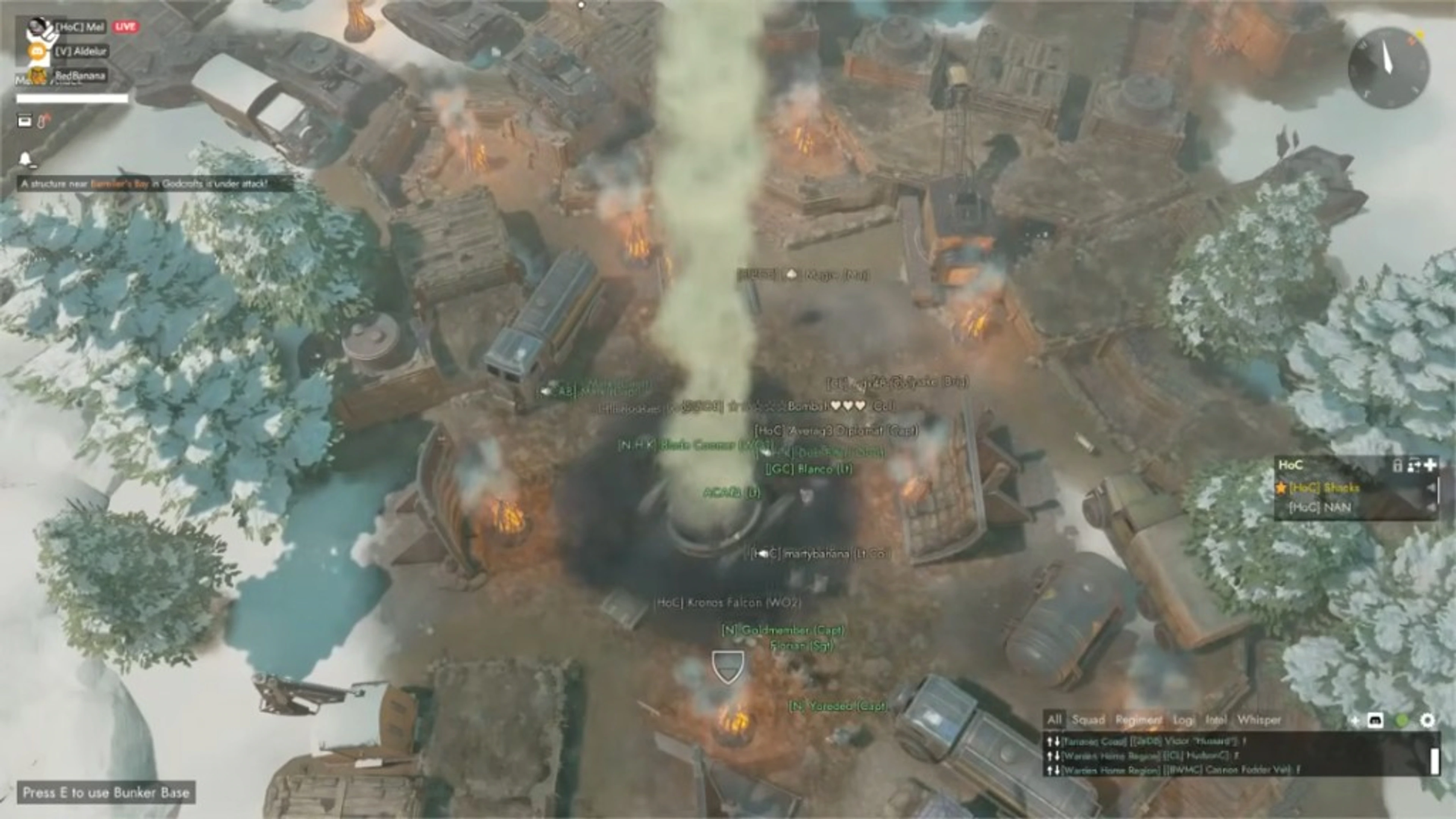 Foxhole cheats support artwork from a bunker fight